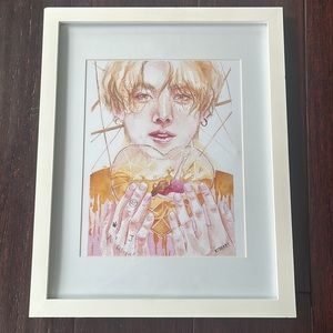 BTS Jungkook Painting Print (no frame)